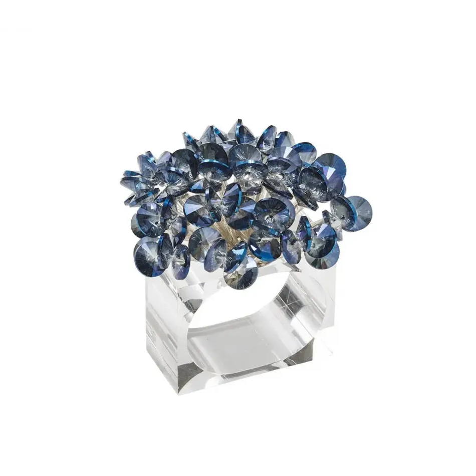 Aster Midnight Napkin Ring