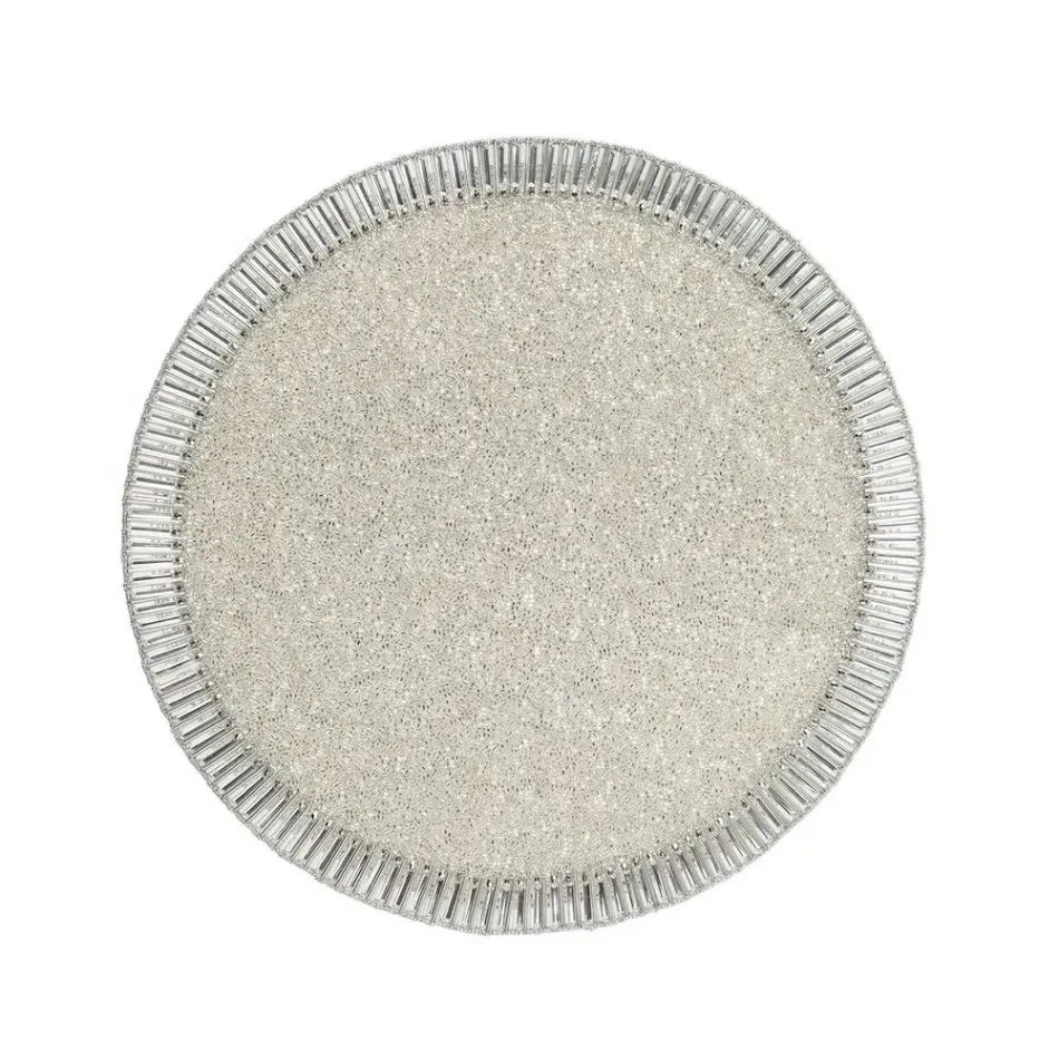 Bevel Silver/Crystal Placemat