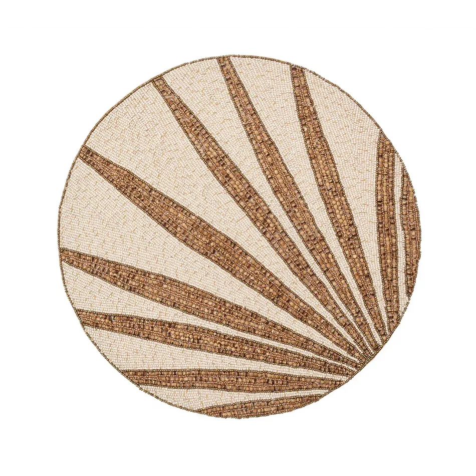 Royal Palm Natural & Brown Placemat Set of 4