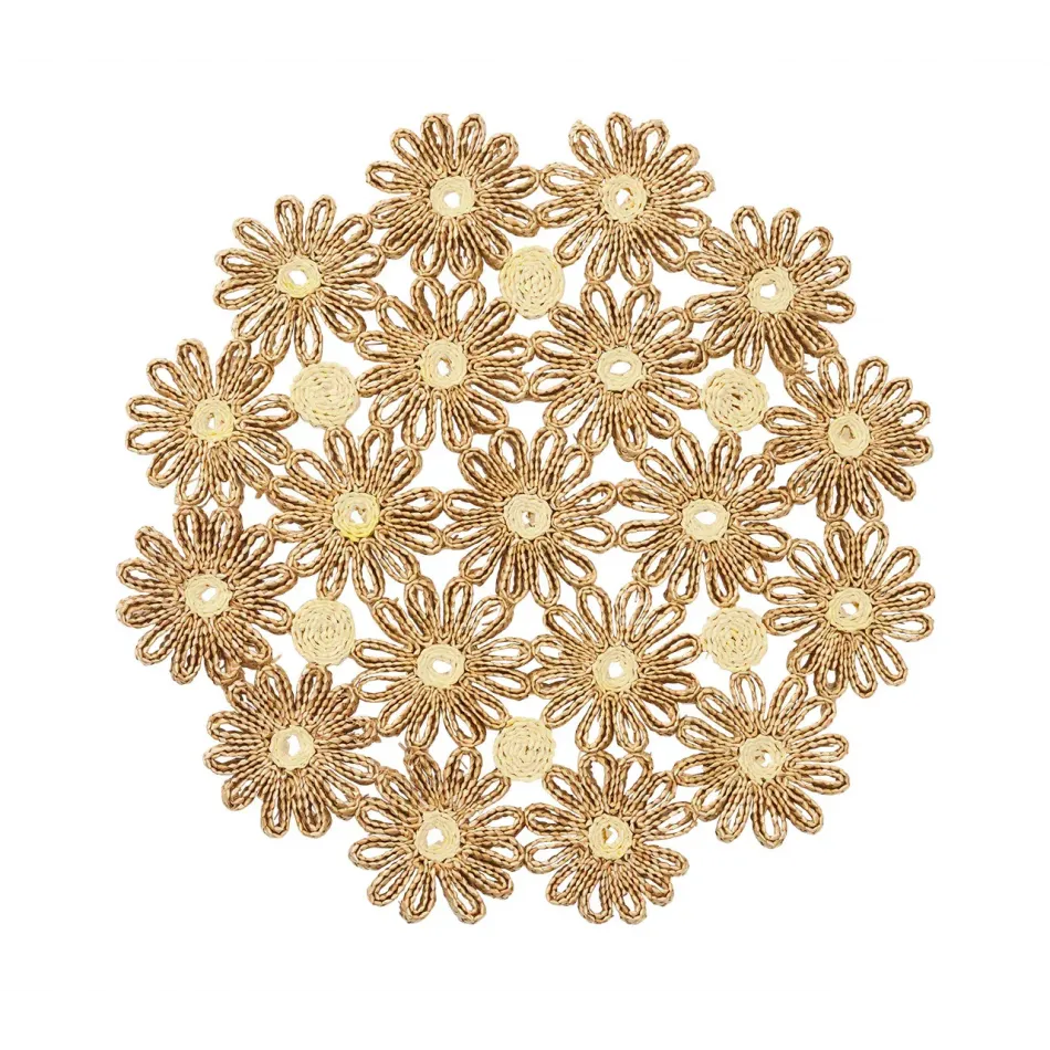 Daisy Natural & Ivory Placemat Set of 4
