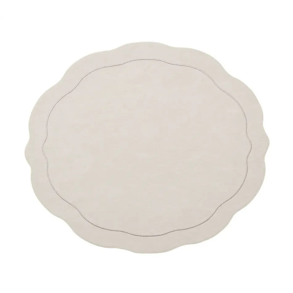 Tailored Neutral Tones Ivory Placemats