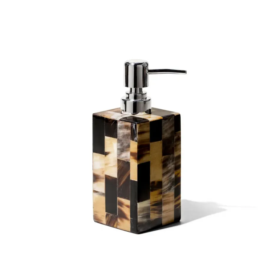 Horn Domino Soap Dispenser 2.8" x 2.8" x 7.5"