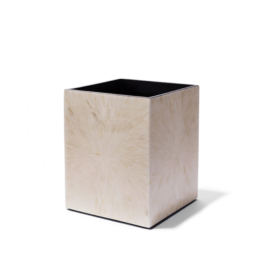 Light Almendro Wastebasket 8.7" x 8.7" x 11"