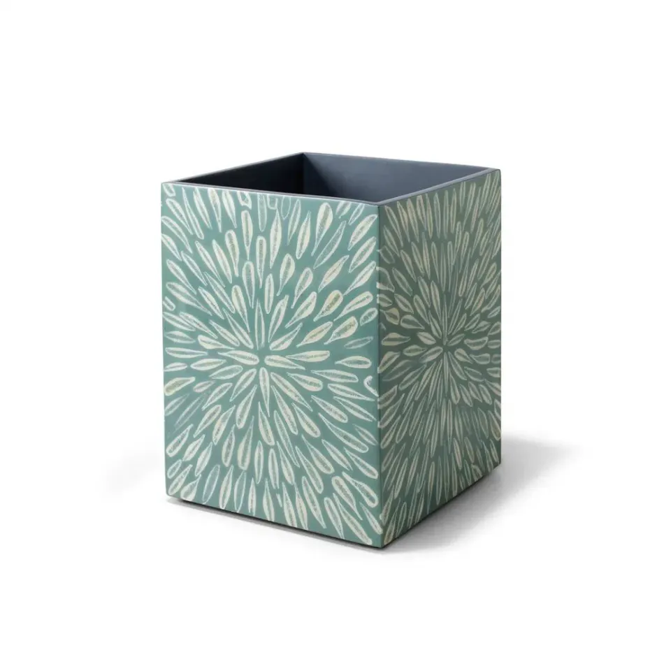 Acqua Almendro Wastebasket 8.7" x 8.7" x 11"