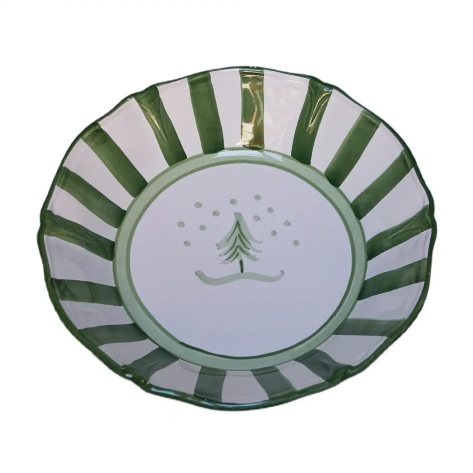 Allegro Green Serving Bowl 12"