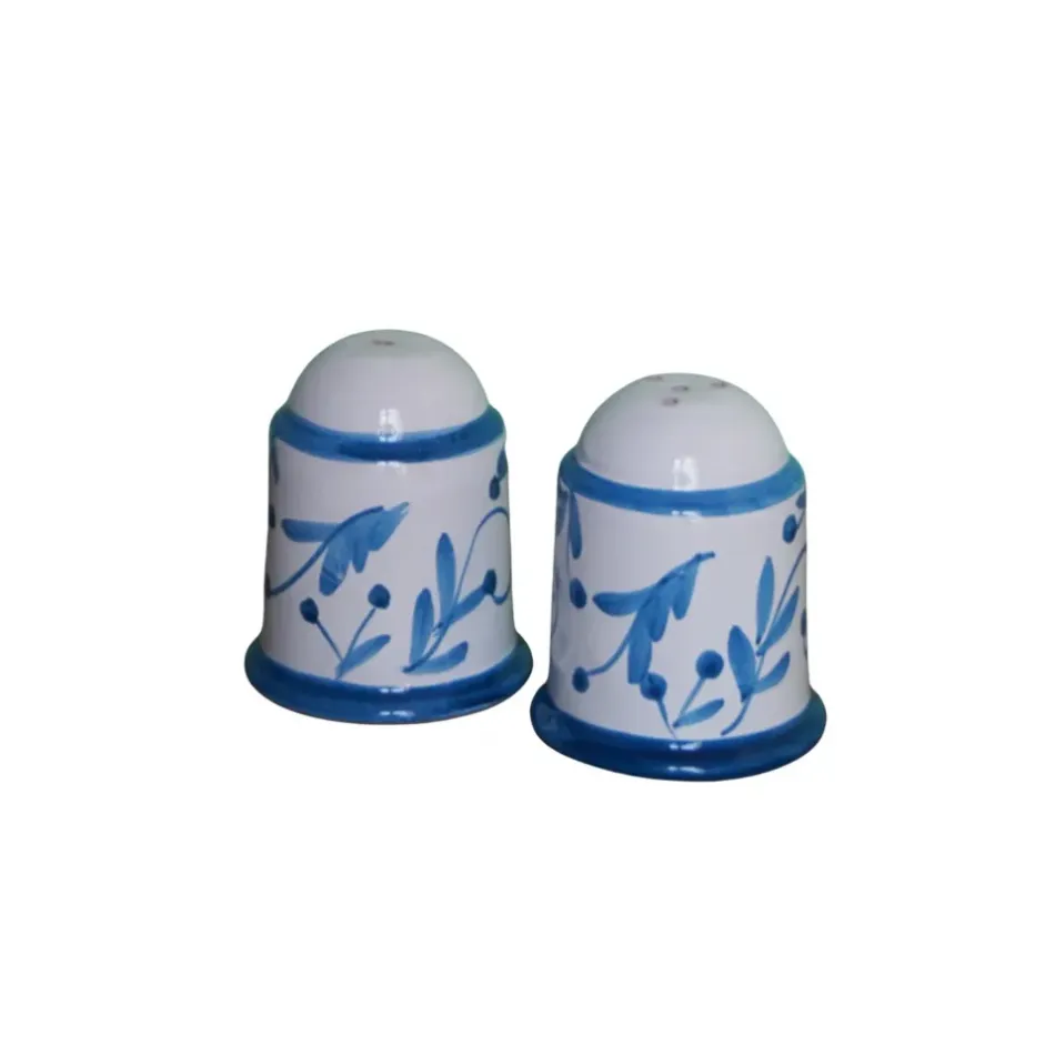 Sanremo Blue Salt & Pepper Shakers
