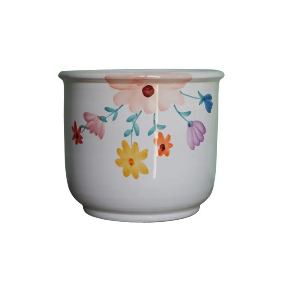 Florence White Multi Flower Pot