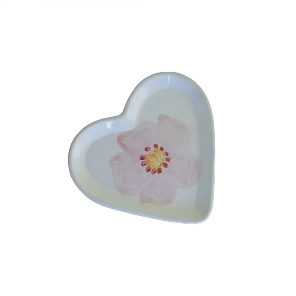 Verona Rose Heart Plate