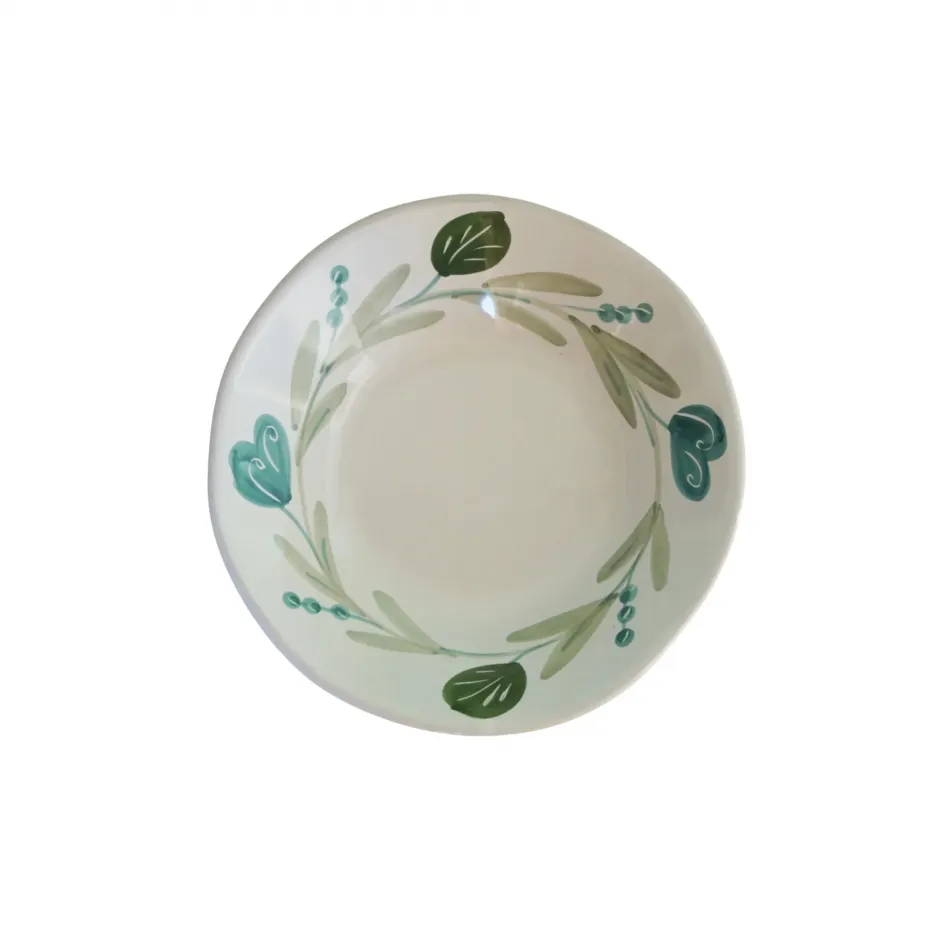 Trevi Olive Green Pasta Bowl