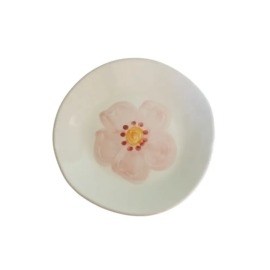 Verona Rose Salad Dessert Plate