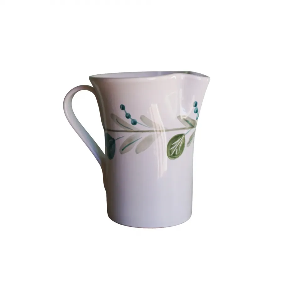 Trevi Olive Green Alto Pitcher
