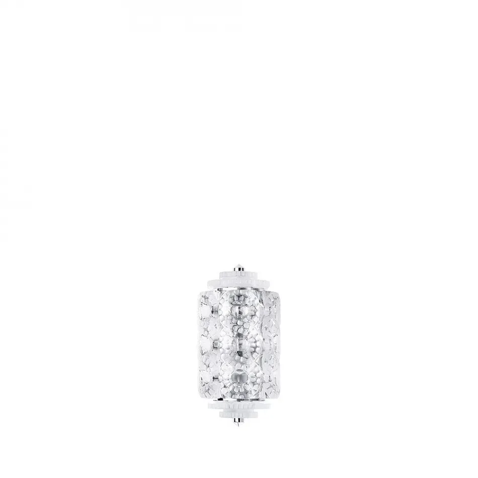 Seville Wall Sconce, Clear Crystal, Chrome Finish