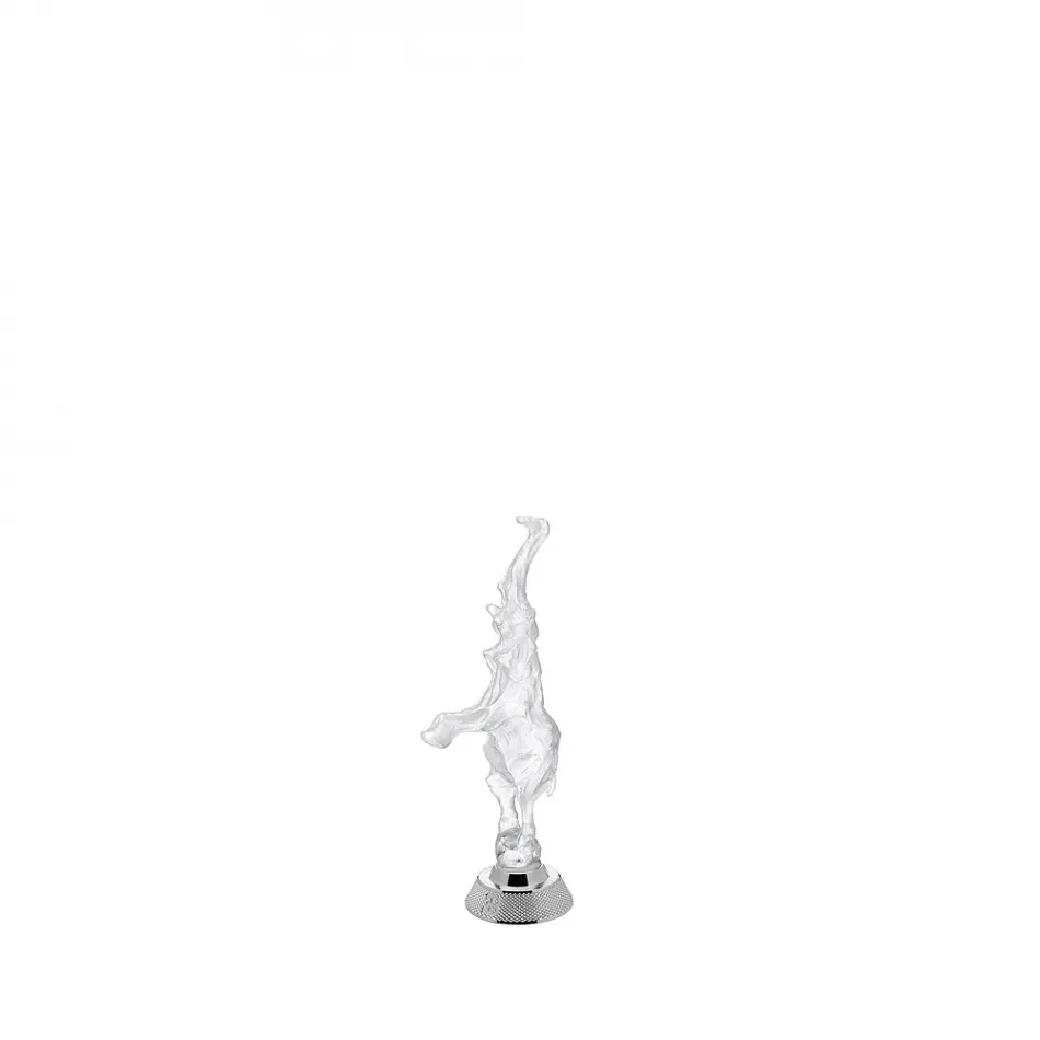 Clear Dancing Elephant Sculpture (Ltd Edition 431 Pcs)