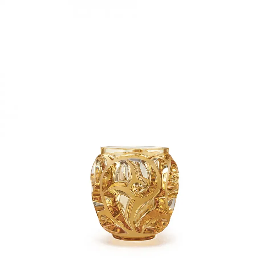 Tourbillons Vase Small Amber Shiny