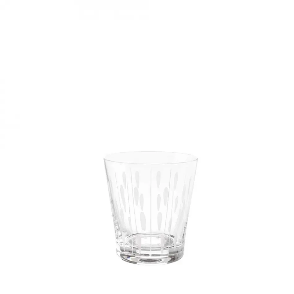 Lotus Drops Tumbler 30 Cl, Clear Crystal