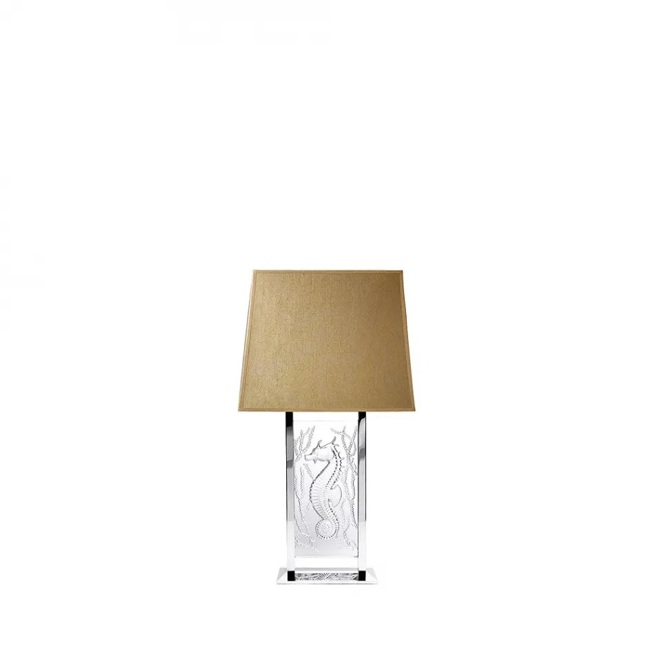 Poséidon Lamp, Clear Crystal, Chrome Finish