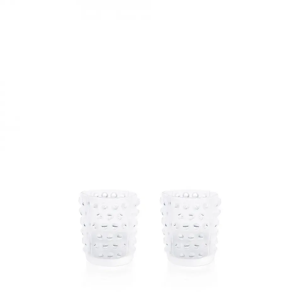 Mossi Votives Clear, Set of Two