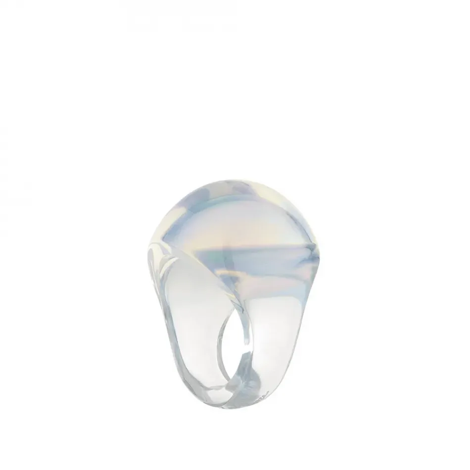 Cabochon Ring Opalescent Crystal