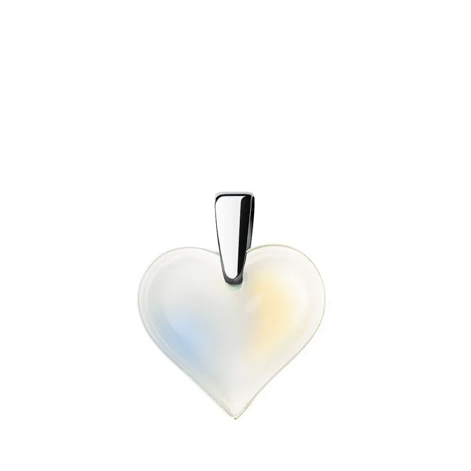 Amoureuse Beaucoup Pendant Opalescent Crystal Silver