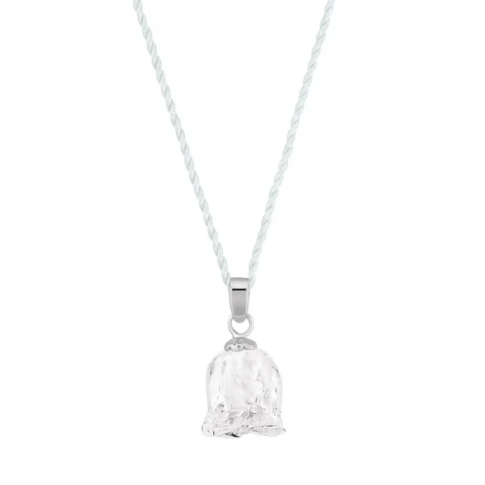 Muguet Pendant Clear Crystal, Silver