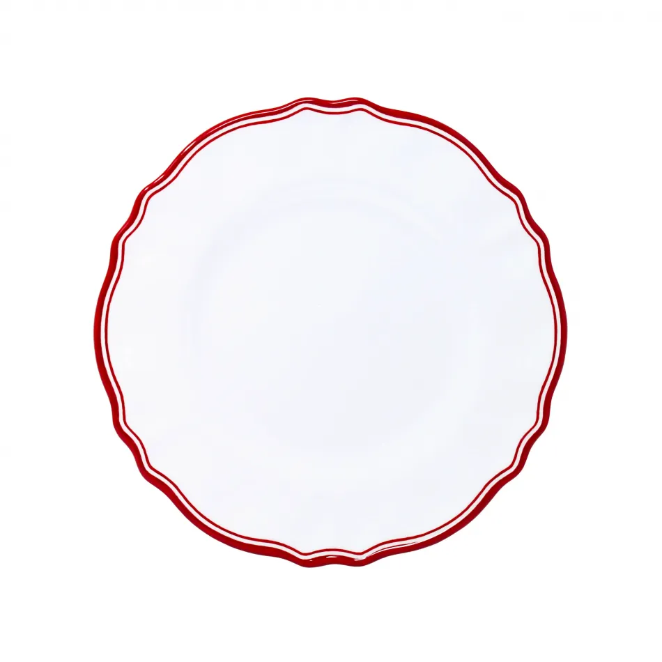 Maison Red Melamine Salad Plate 9"