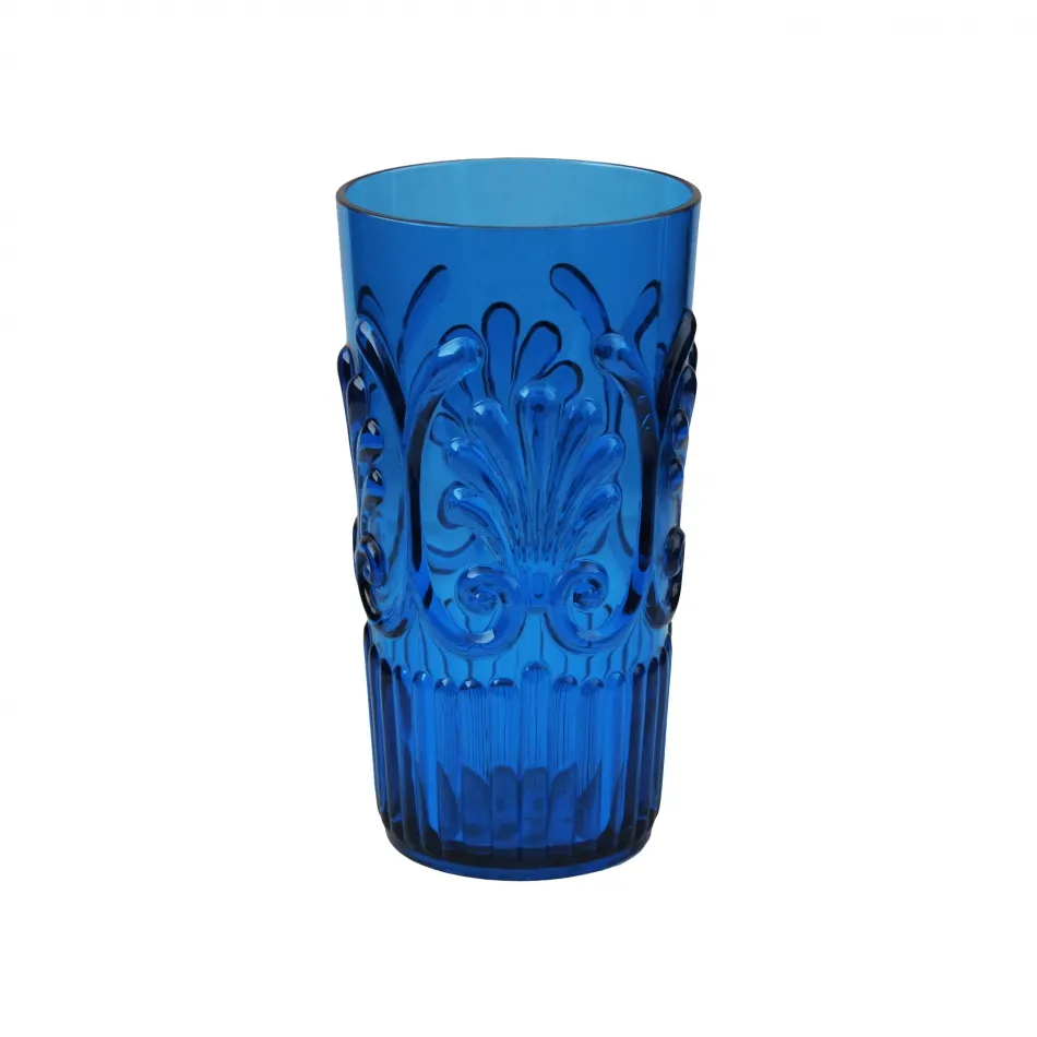 Fleur Polycarbonate Blue Large Tumbler 24 Oz