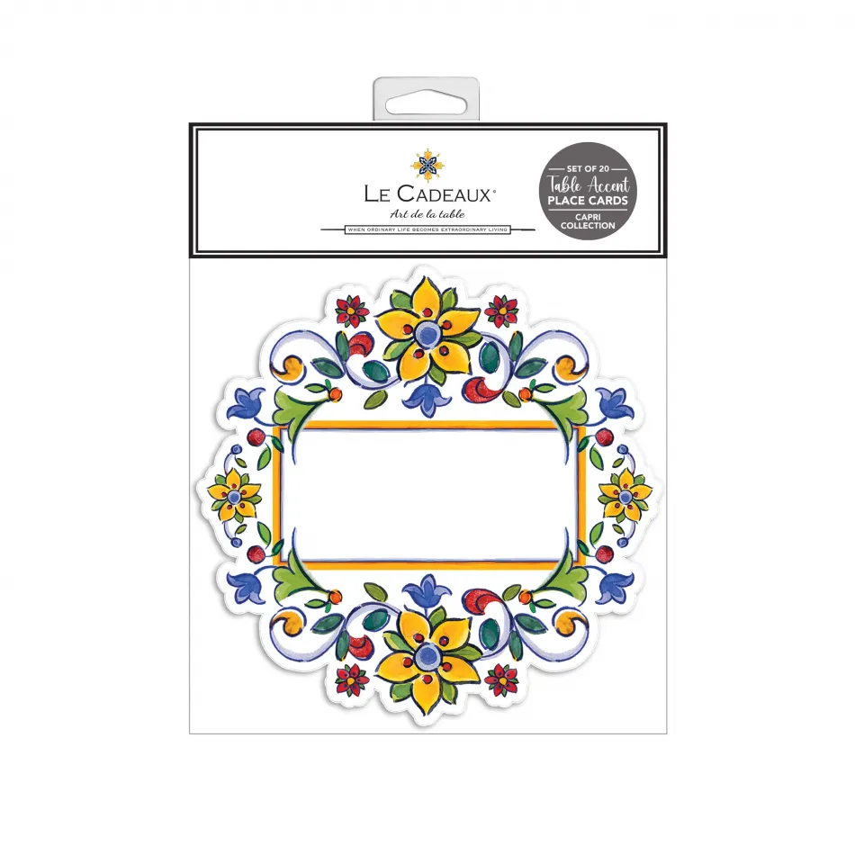 Capri Place Cards 20Pk