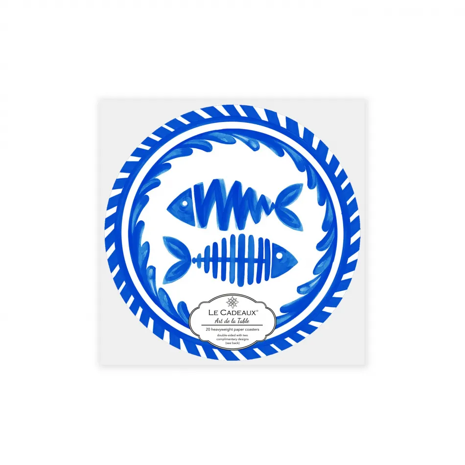 Mediterraneo Coaster Double Sided