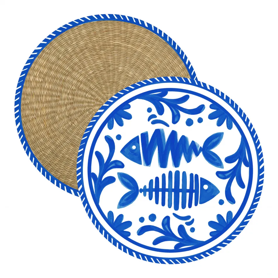 Mediterraneo Round Paper Charger Placemat 15" (Pack Of 20)