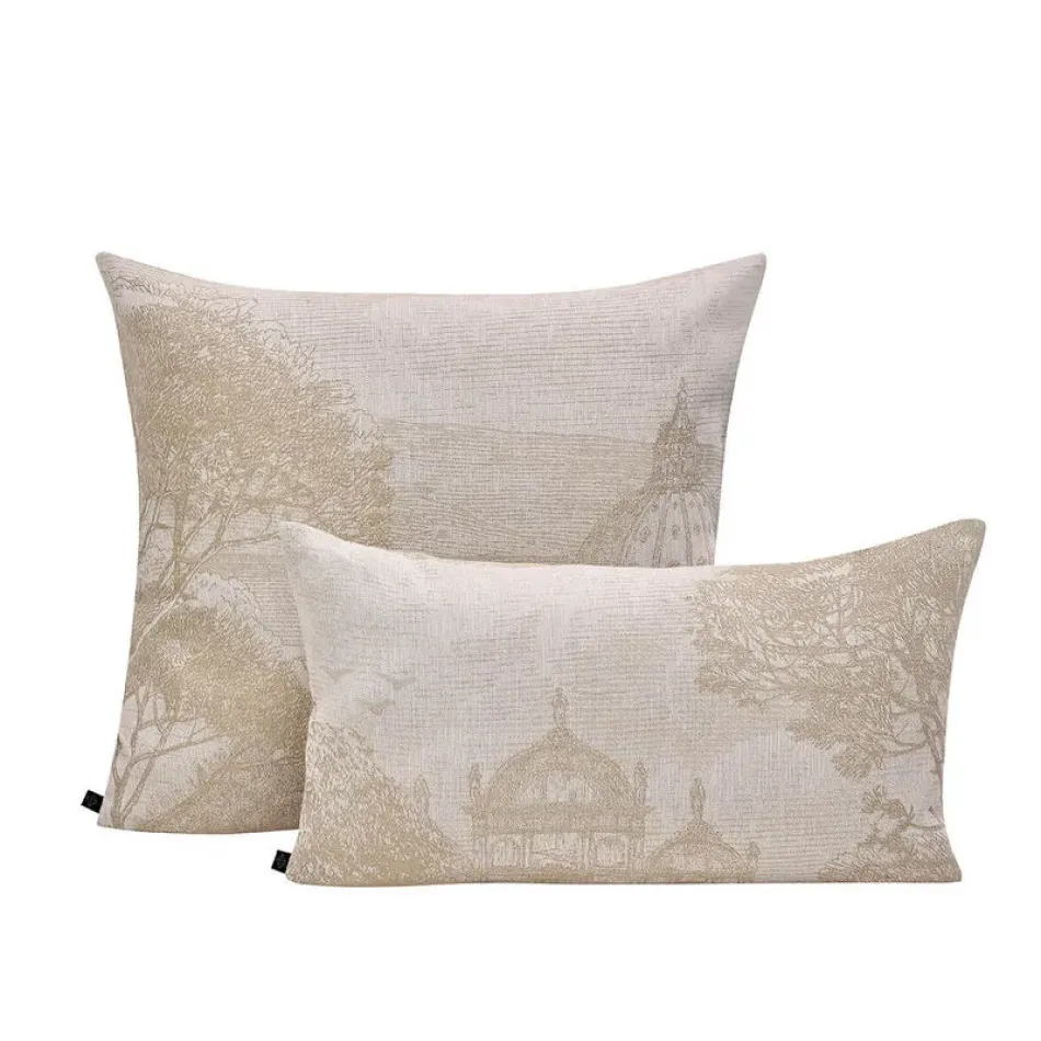 Symphonie Beige Cushion Cover 20" x 20" 50% Linen/50% Cotton