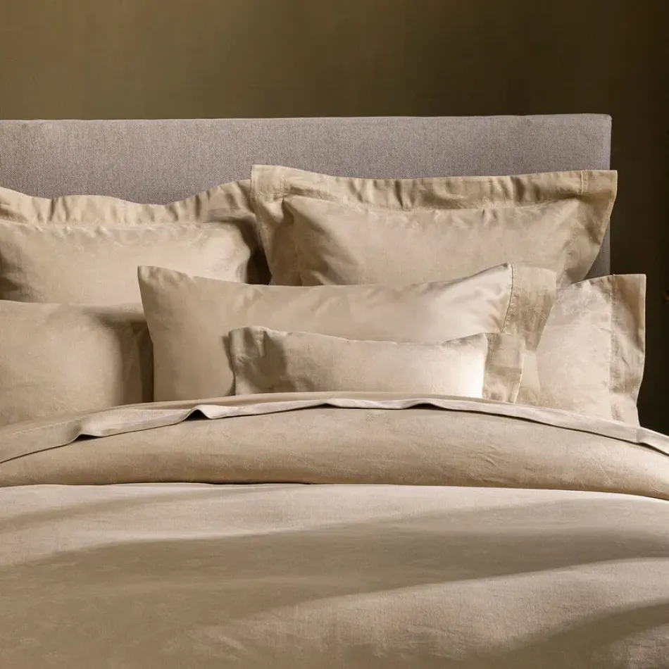Arabesque Beige Shams 21" X 36" King