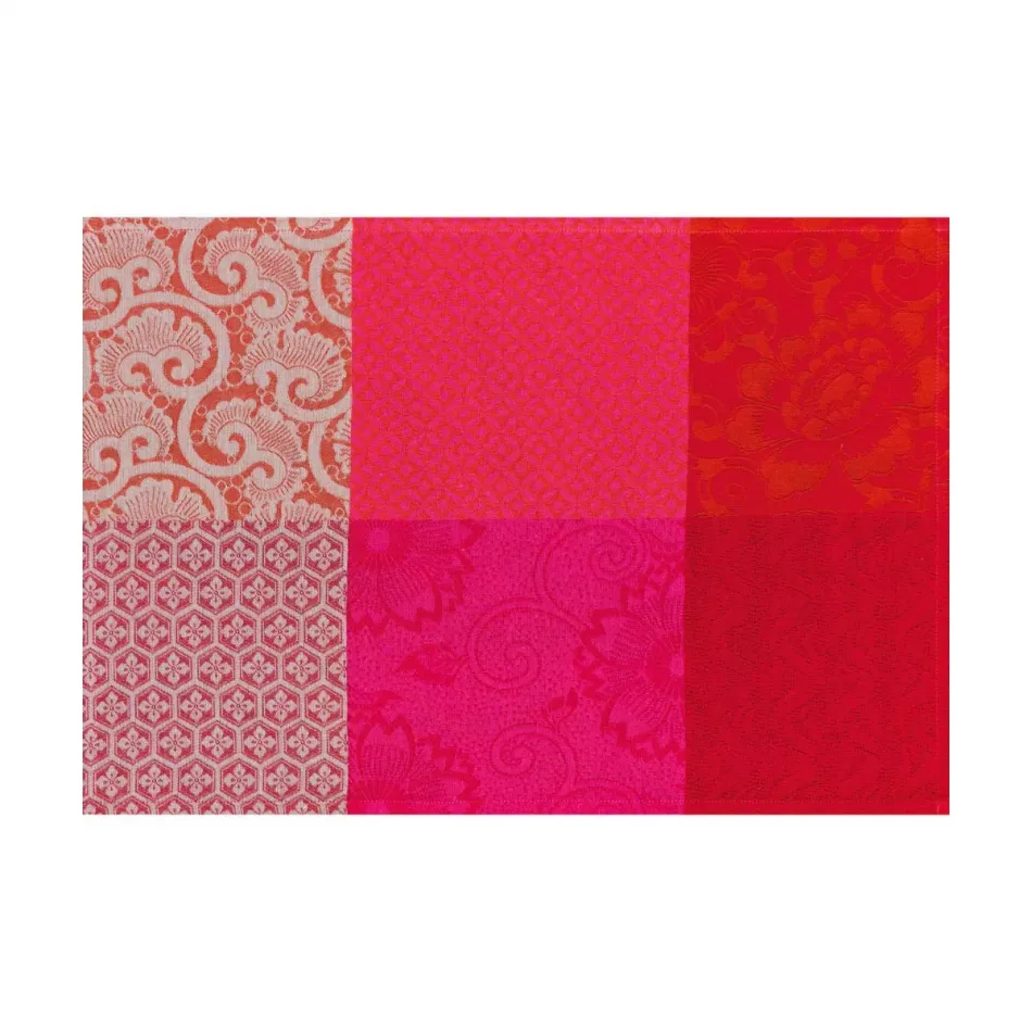 Kyoto Coated Cherry Coated Placemat 21" x 15"