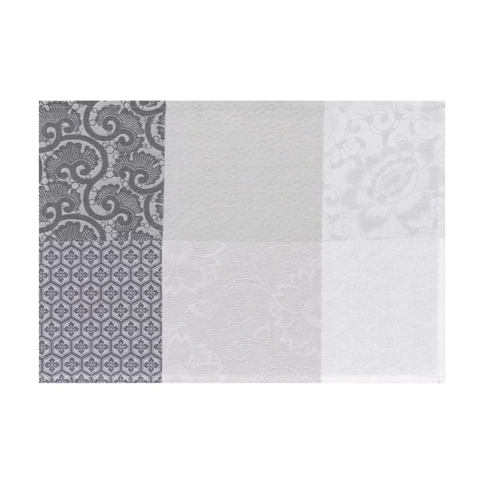 Fleurs De Kyoto Mist Coated Placemat 21" x 15"