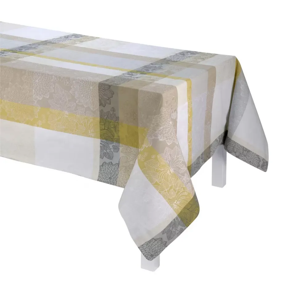 Marie Galante Coconut Coated Tablecloth 69" x 98"