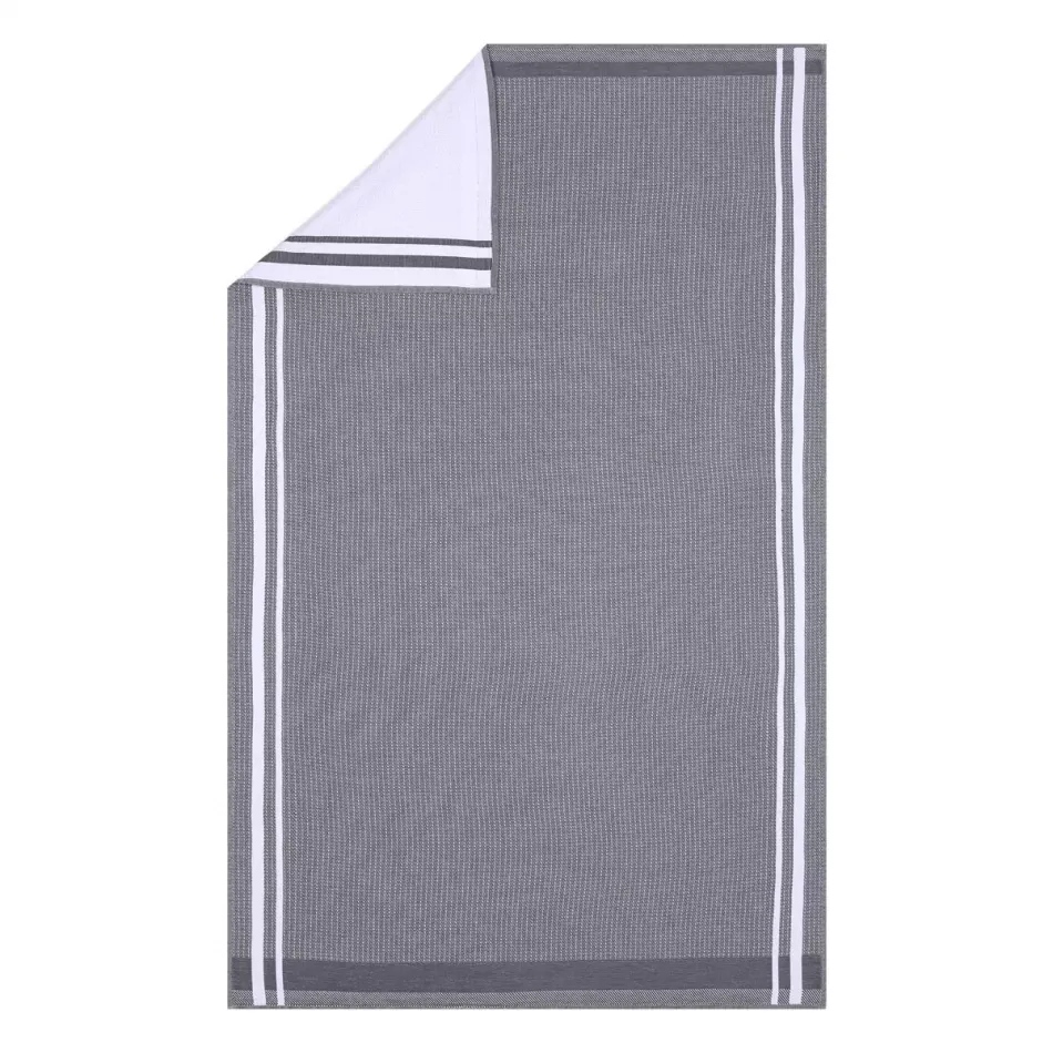 Duetto Caviar Hand Towel 20" x 39"