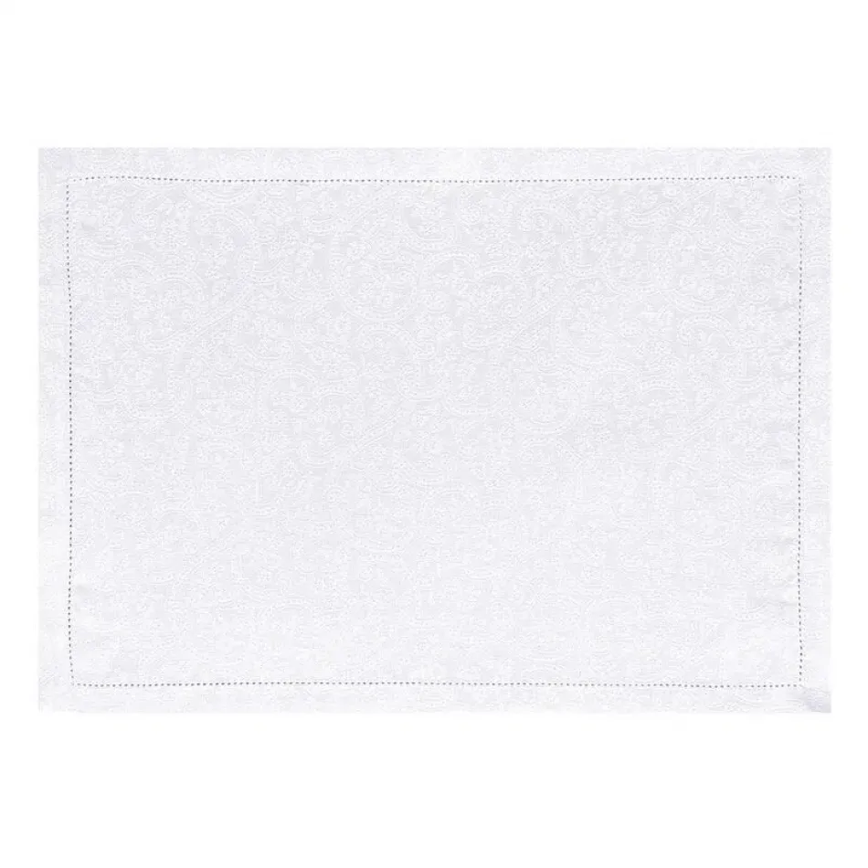 Portofino Fiori White Placemat 20" x 14"