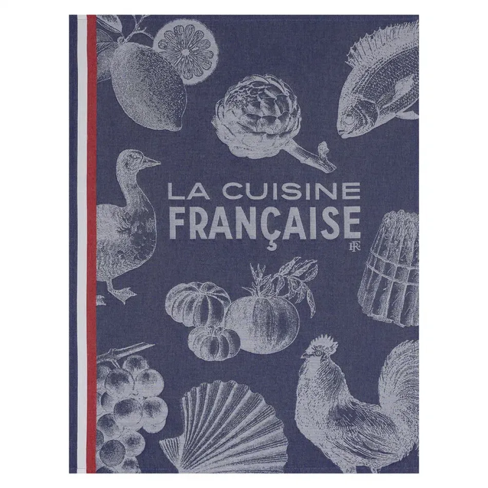 Gastronomie Blue Tea Towel 24" x 31"