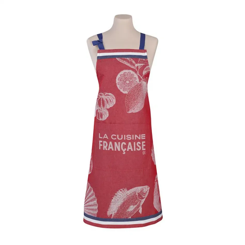 Gastronomie Red Apron 35" x 38"
