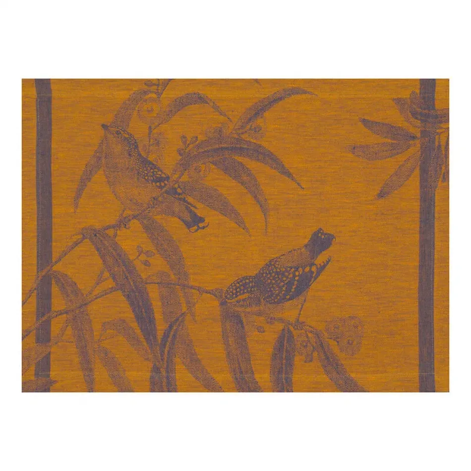 Voliere Blue Placemat 21" x 15"