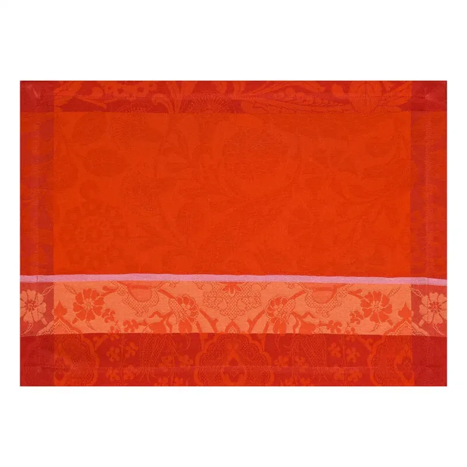 Voyage Iconique Enduit Red Coated Placemat 20" x 14"