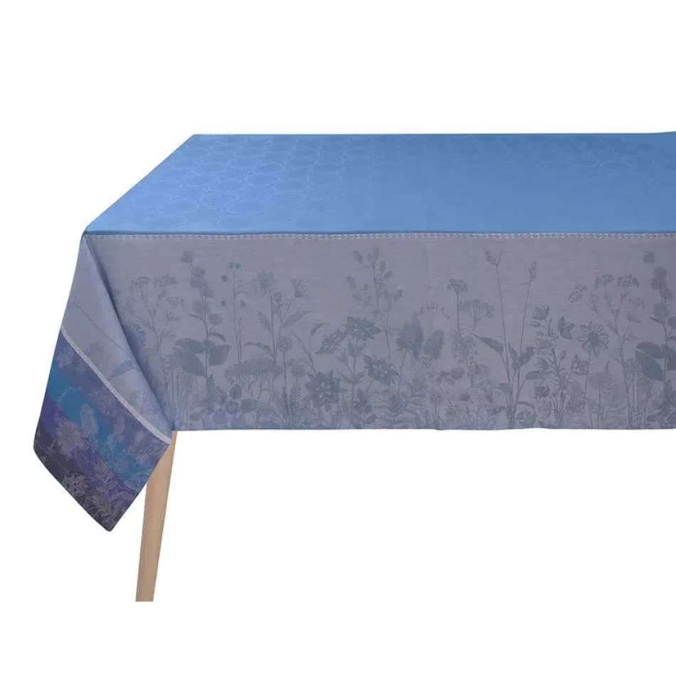 Instant Bucolique Blue Tablecloth 69" x 98"