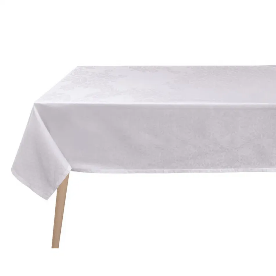 Voyage Iconique White Tablecloth 86" x 179"