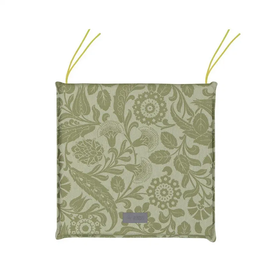 Voyage Iconique Green Chair Cushion 16" x 16"
