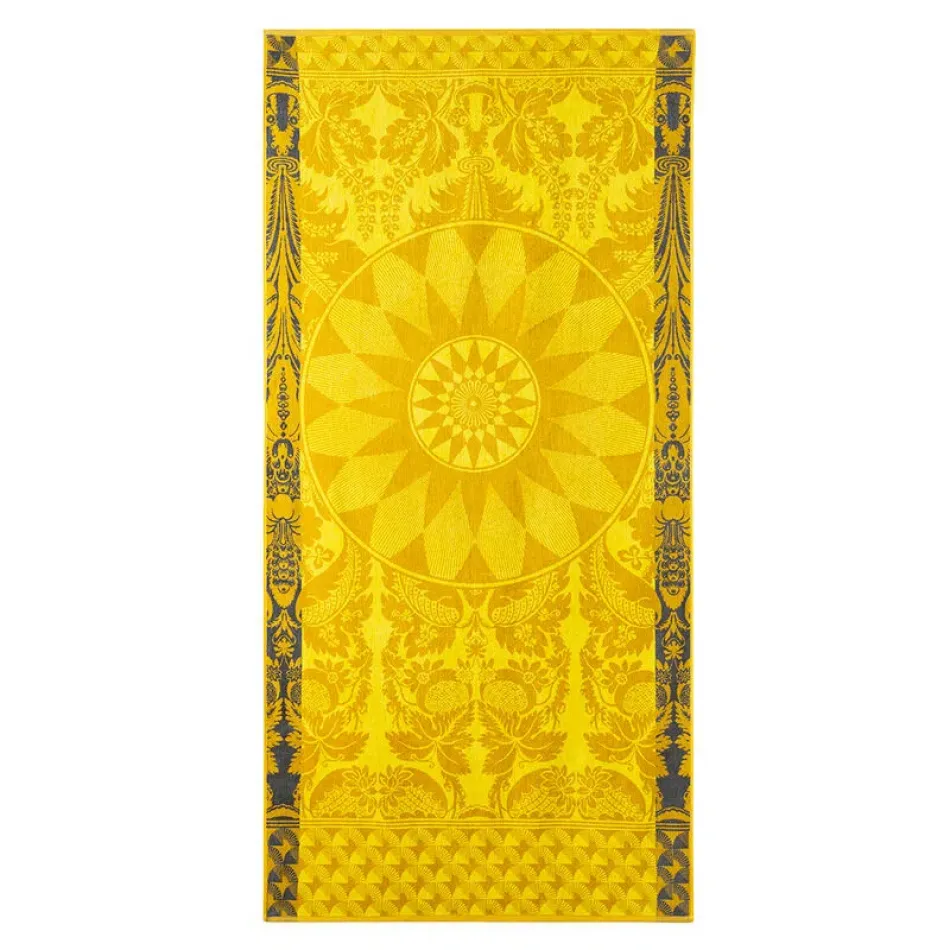 Soleil Yellow Beach Towel 39" x 79"