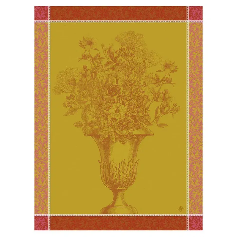 Floraison Uni Pink Tea Towel 24" x 31"