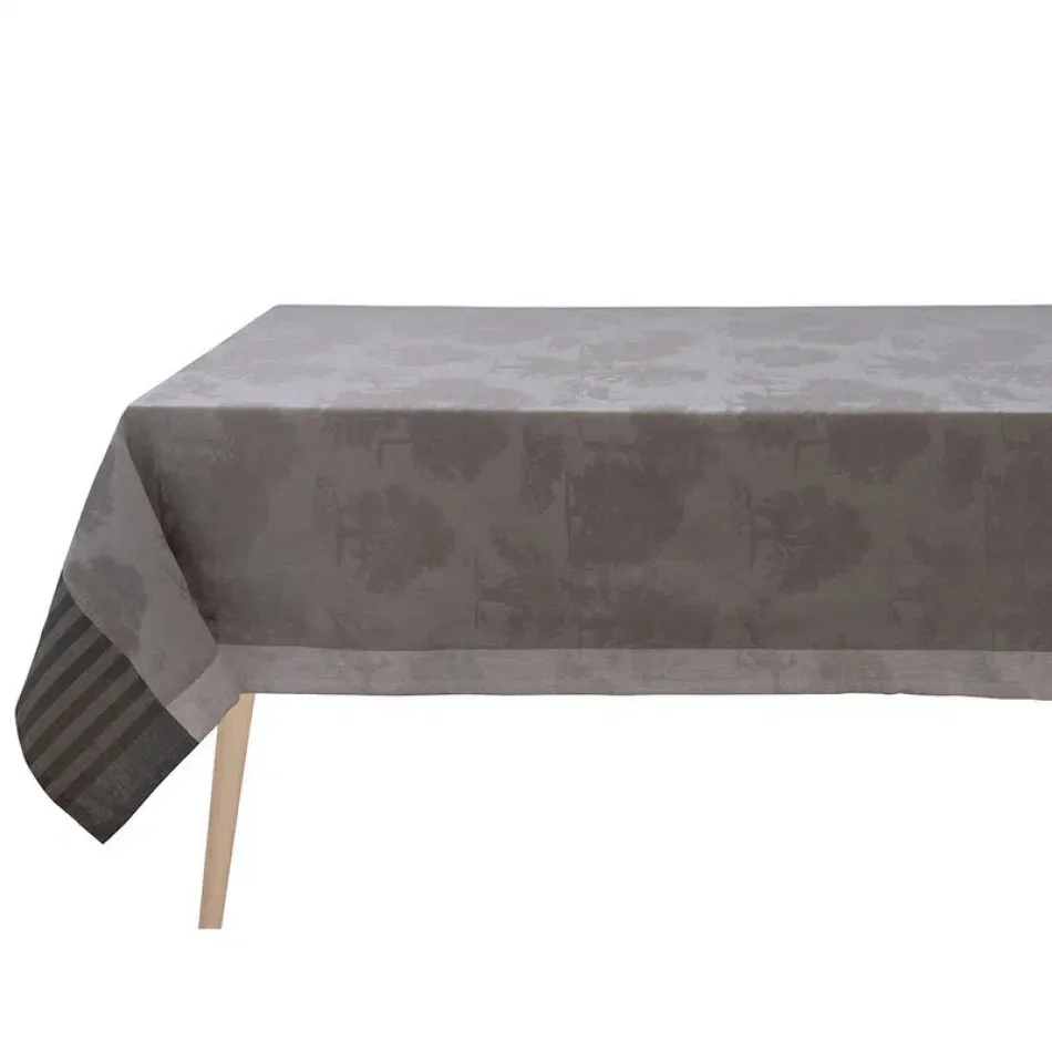 Souveraine Silver Tablecloth 69" Round