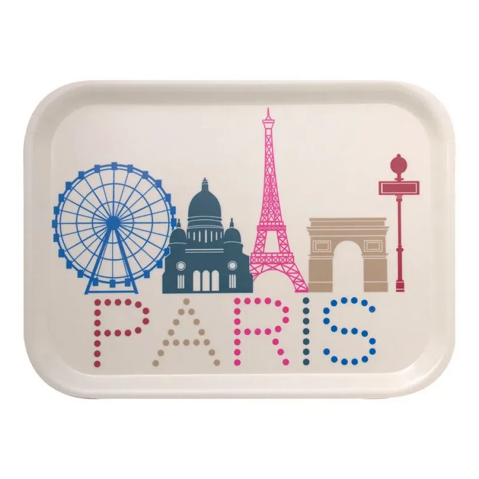 Paris Lumiere Multicolor Tray 11" x 8"