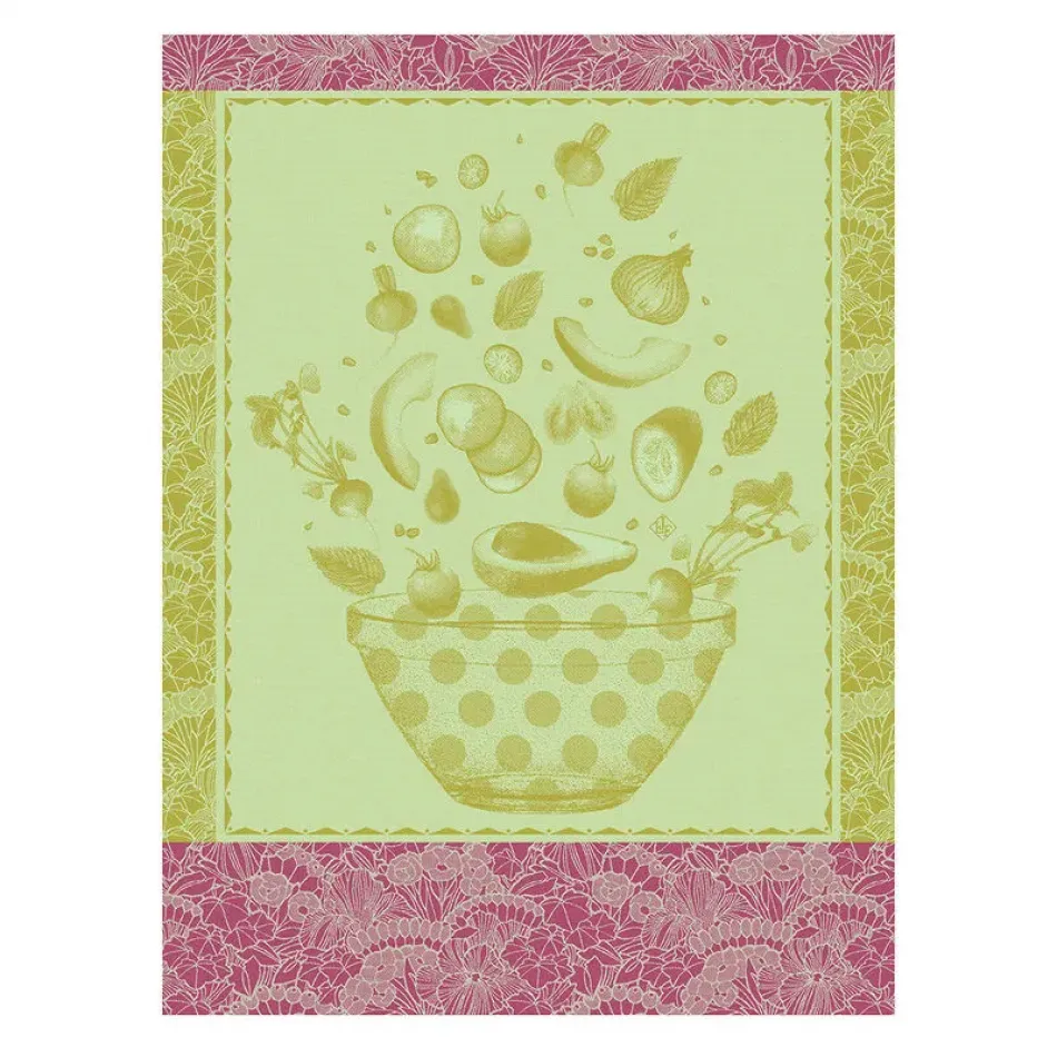 Salade D'Été Green Tea Towel 24" x 31"