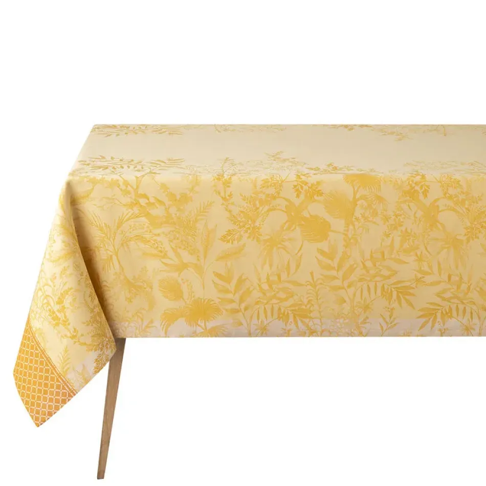 Jardin D'Eden Yellow Table Linens