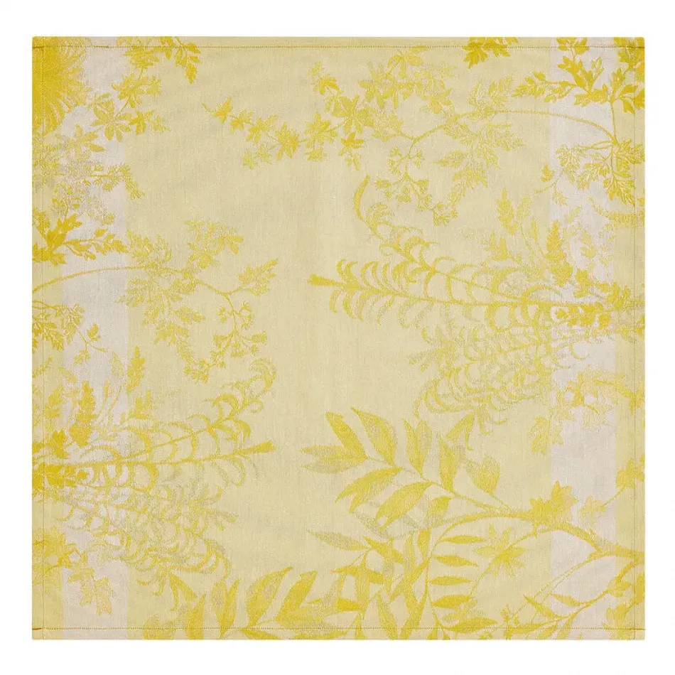 Jardin D'Eden Yellow Napkin 23" x 23"